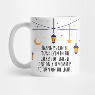 Happiness Motivational Quote Mug